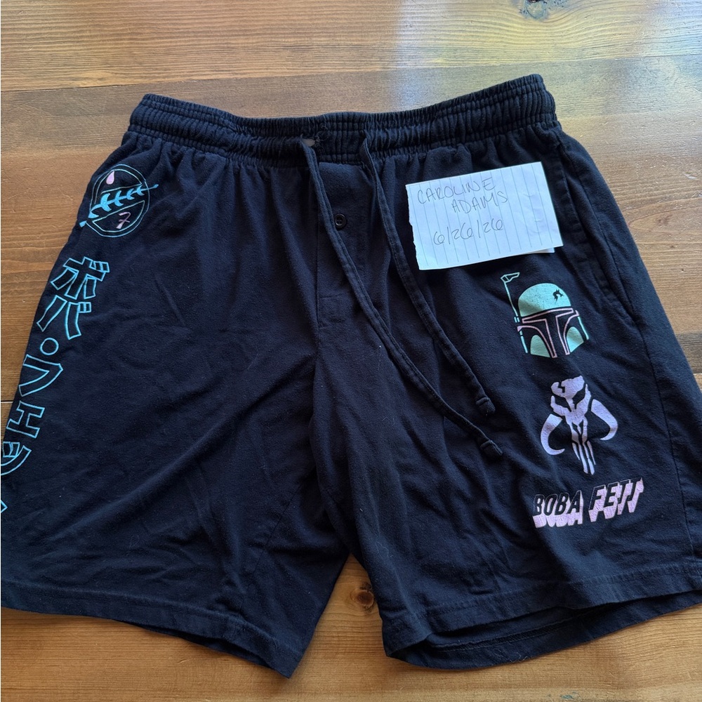 Star Wars Black Boba Fett Graphic Men’s Shorts